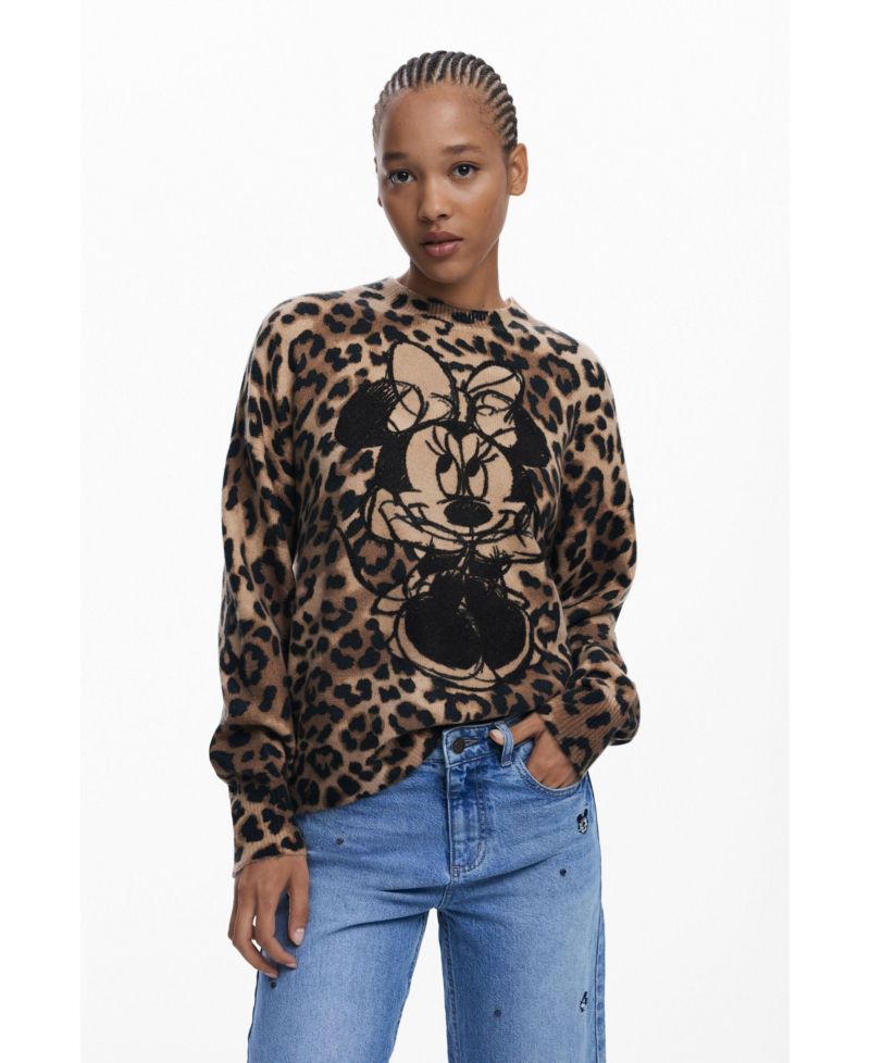 Women's Minnie animal print sweater