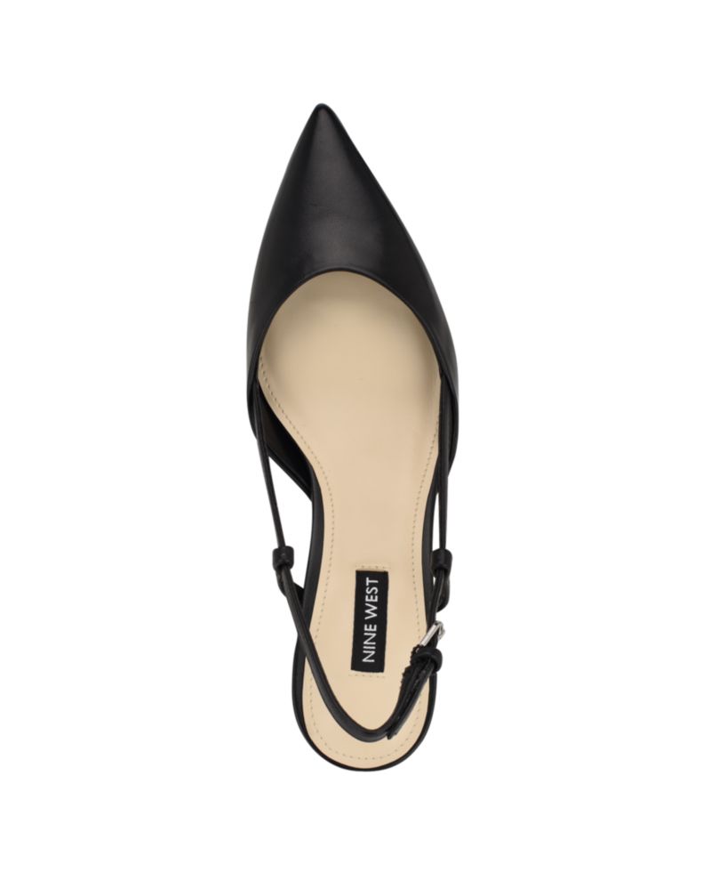 Women's Rhonda Kitten Heel Slingback Pumps