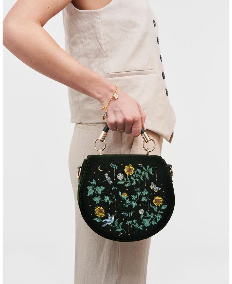 Women's Charlotte Sunflower Top Handle Bag