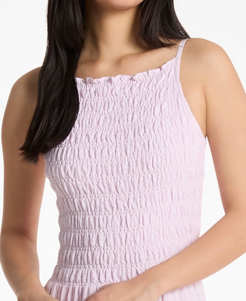 Women's Sleeveless Round Neck A-Line Dress