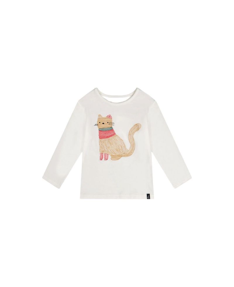 Little Girls 6-8 Cotton Long Sleeve T-Shirt