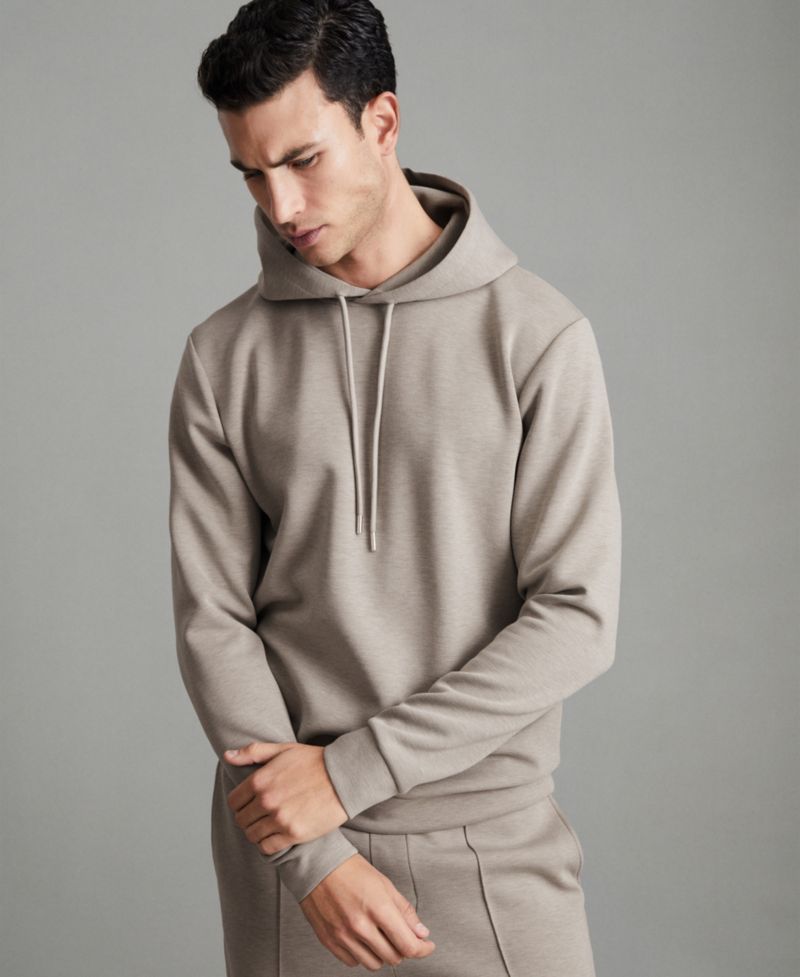 Men's Fabien Interlock Jersey Drawstring Hoodie