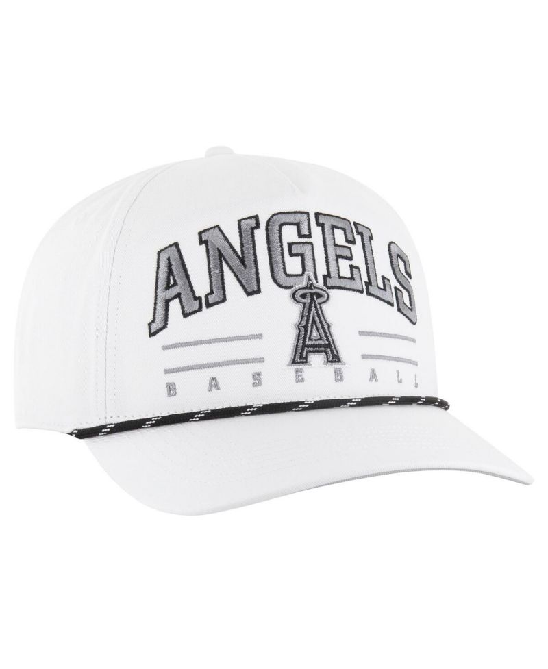 Men's White Los Angeles Angels Roscoe Speckle Hitch Adjustable Hat
