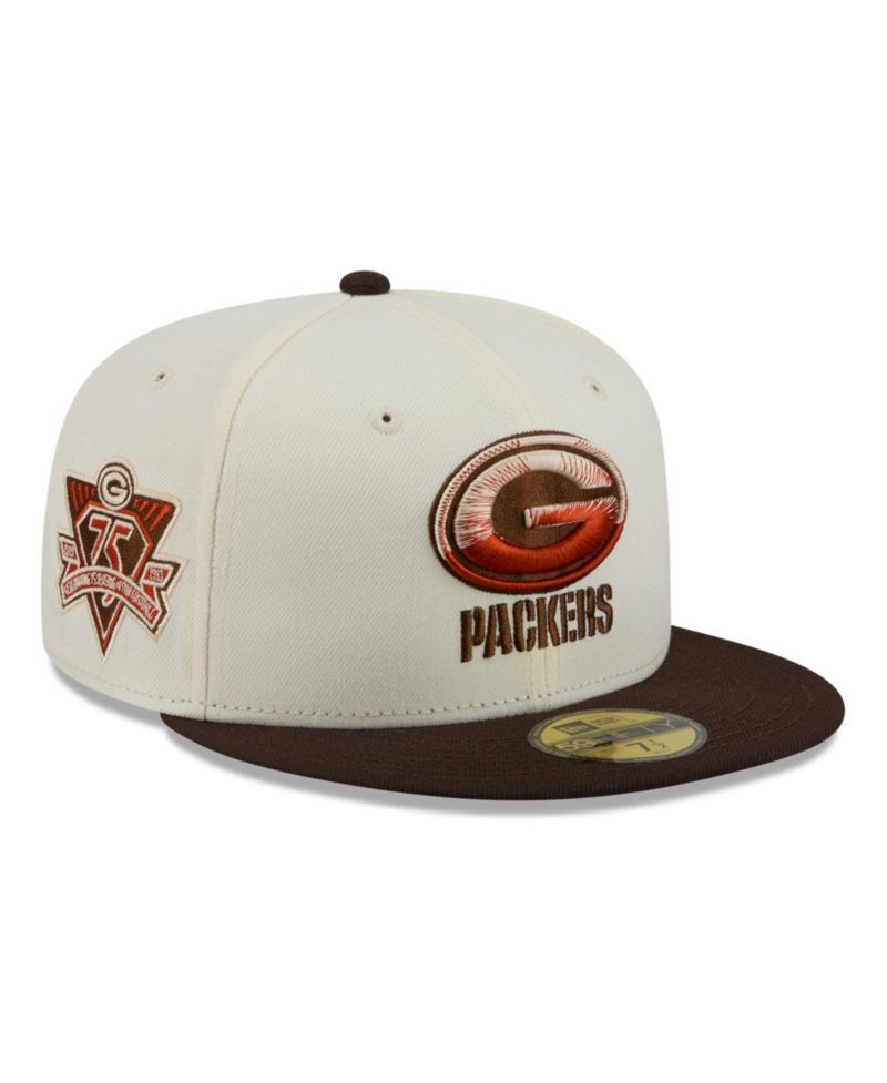 Men's Cream/Brown Green Bay Packers Pumpkin Spice 59FIFTY Fitted Hat