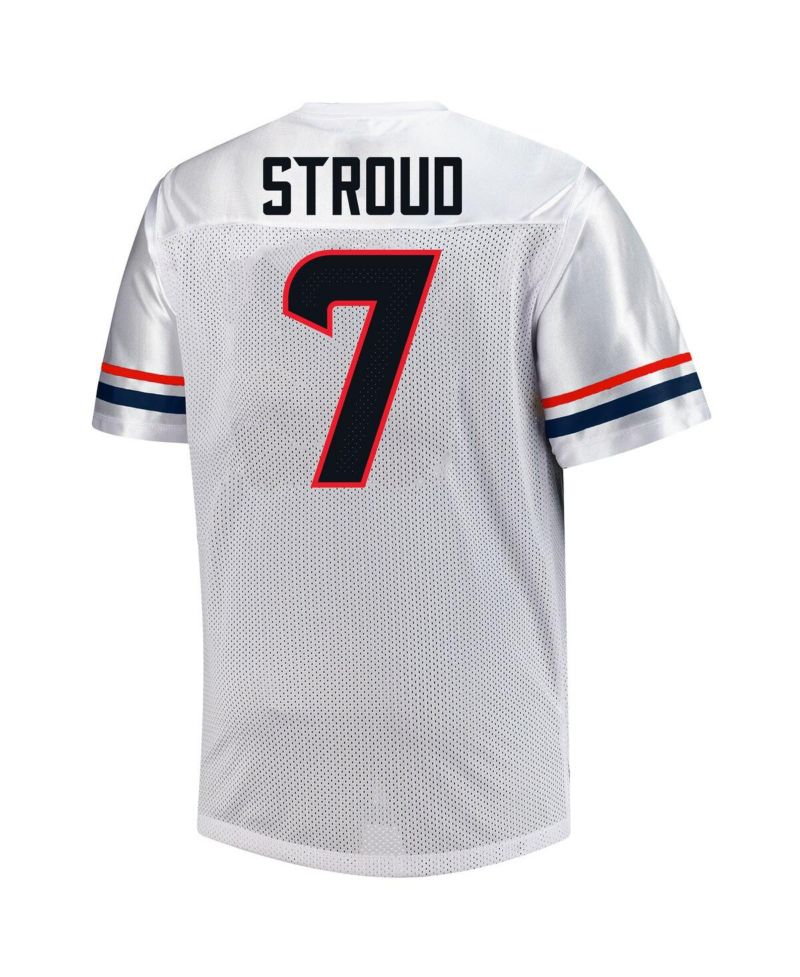 Men's C.J. Stroud White Houston Texans Big & Tall V-Neck Fashion Jersey
