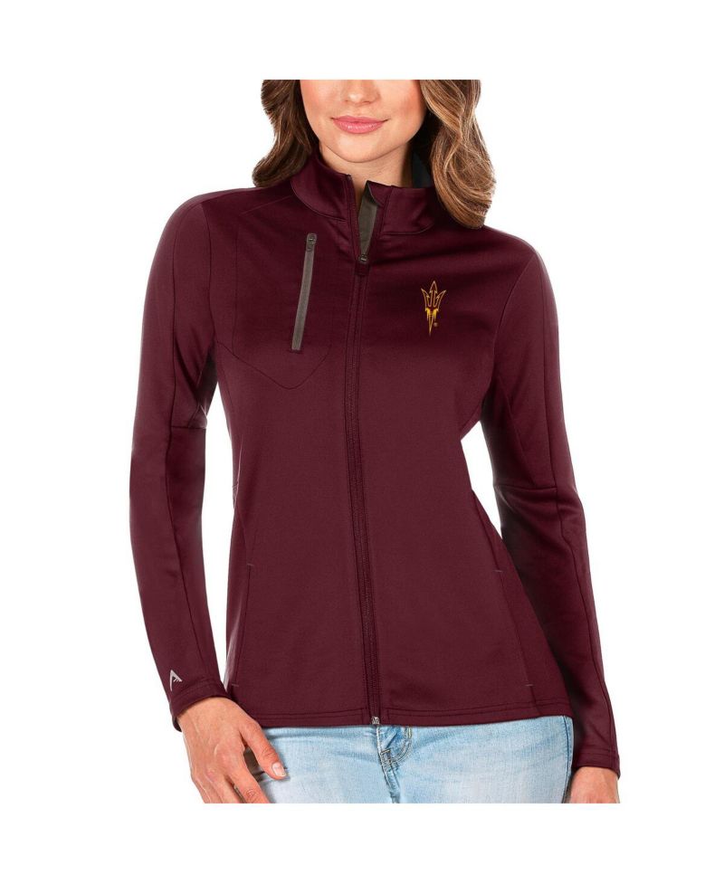 Women's Maroon/Graphite Arizona State Sun Devils Generation Full-Zip Jacket