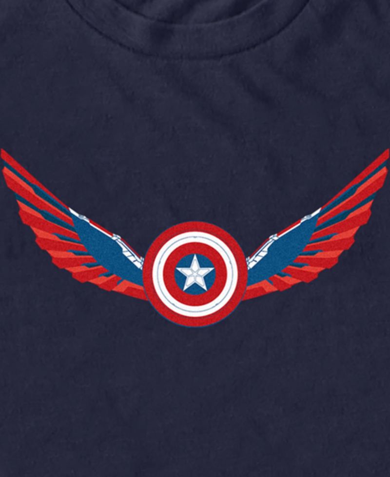 Men's Wings Shield Falcon Short Sleeve T-Shirt