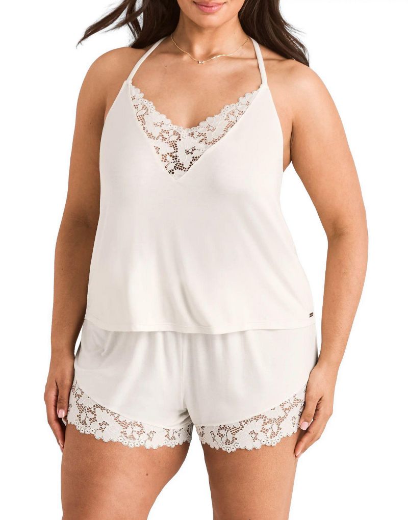 Plus Size Jacky Pajama Cami and Shorts Set