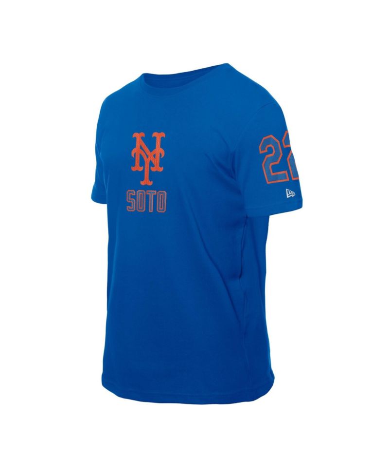 Men's Juan Soto Royal New York Mets Design Lab Name & Number T-Shirt