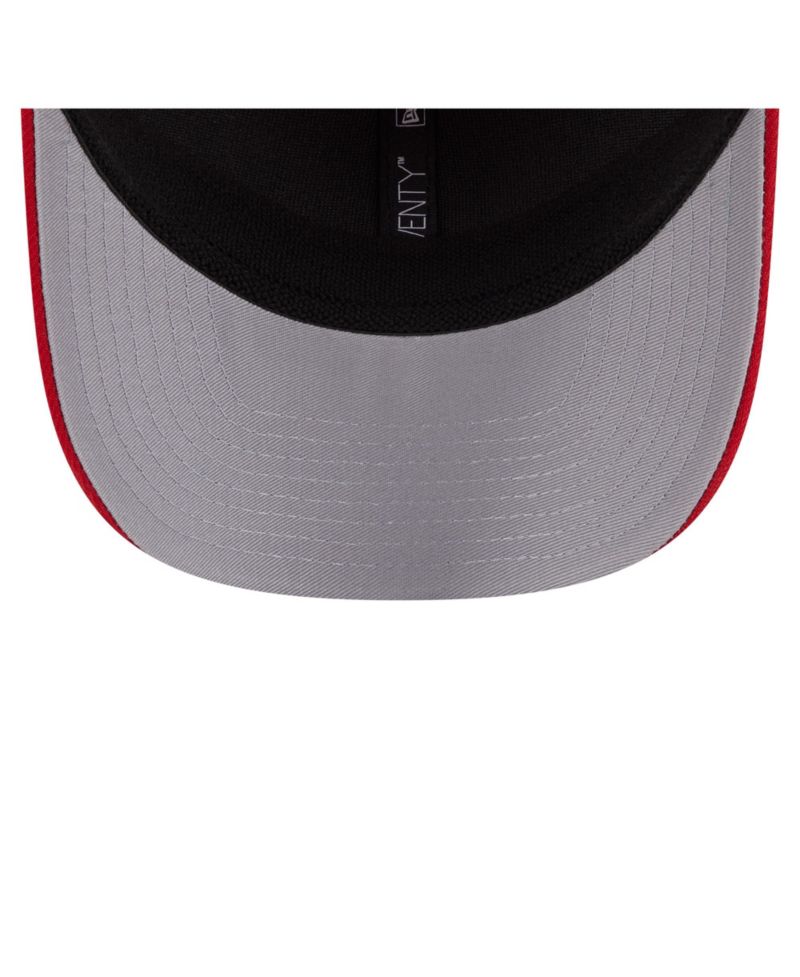 Men's Red Los Angeles Angels Flag 9SEVENTY Stretch-Snap Hat