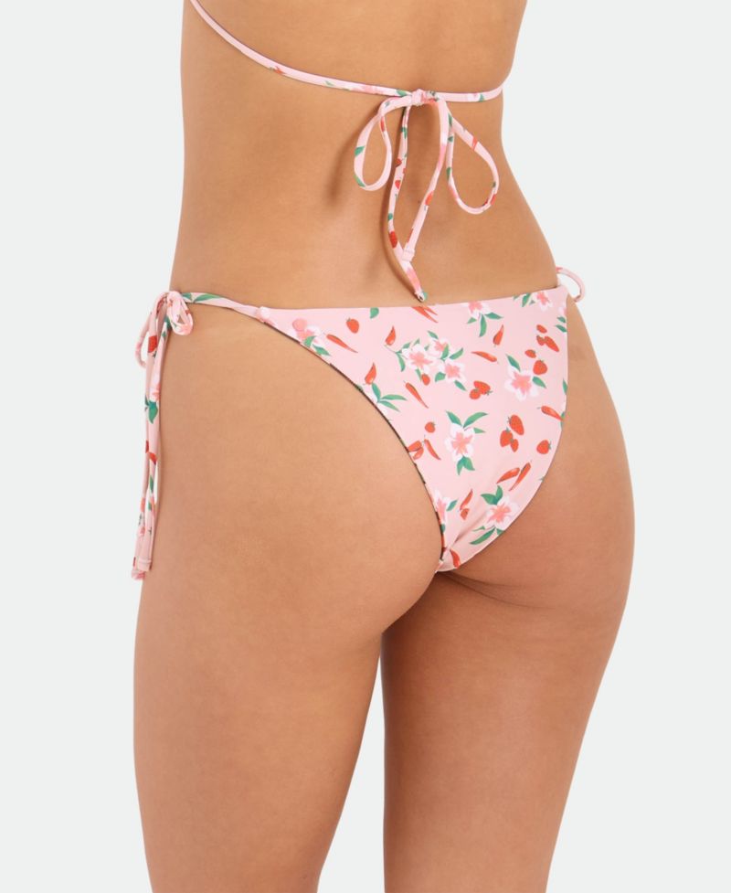 Women's Floral Print Side-Tie Bikini Bottoms