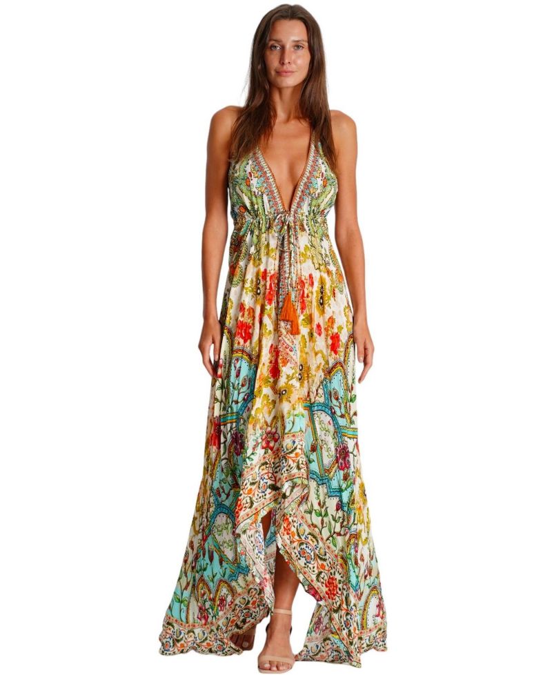 Women's Maxi Agatha halterneck Dress