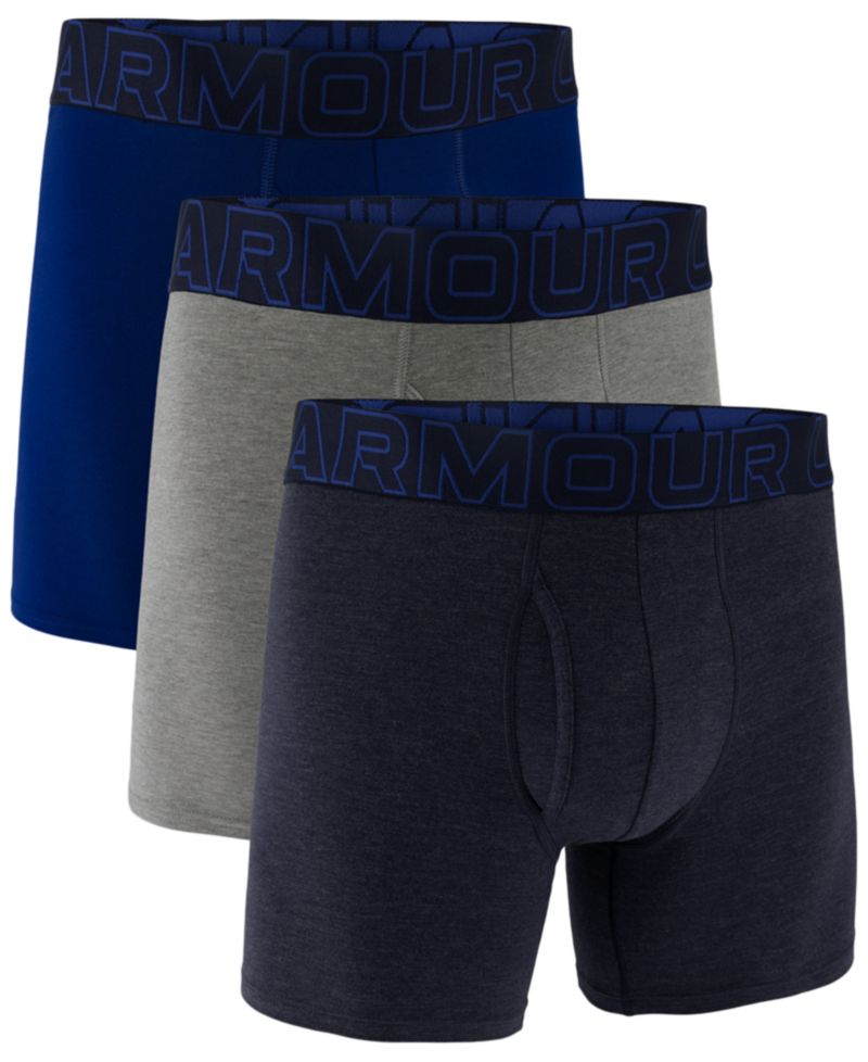Men's 3-Pack Performance Solid 6" Boxer Briefs