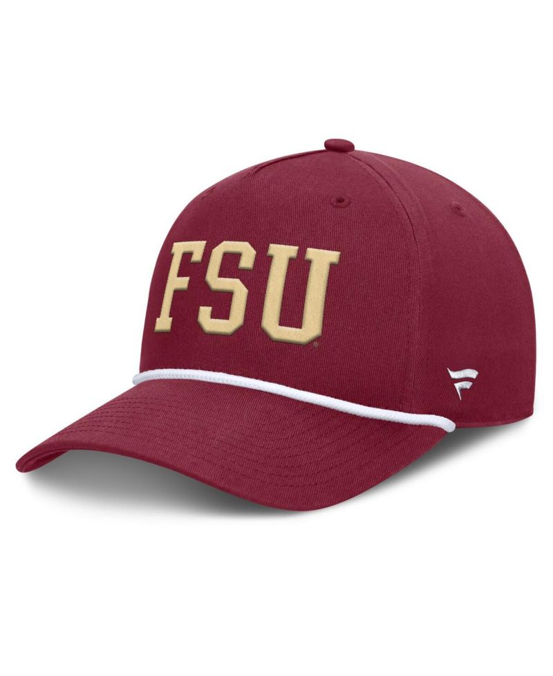 Men's Garnet Florida State Seminoles Foul Ball Rope Adjustable Hat