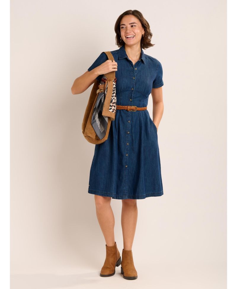 Women's Antonia Button Front Denim Dress