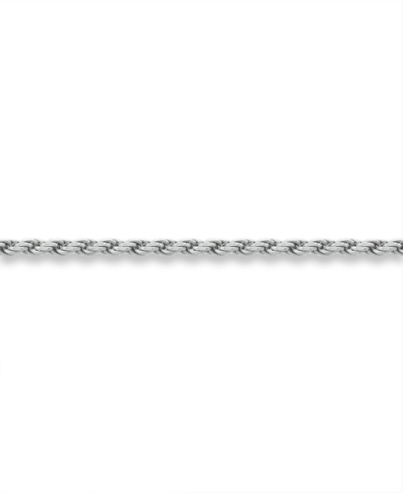 Twist Rope Ankle Bracelet in 18k Gold-Plated Sterling Silver, also available in Sterling Silver