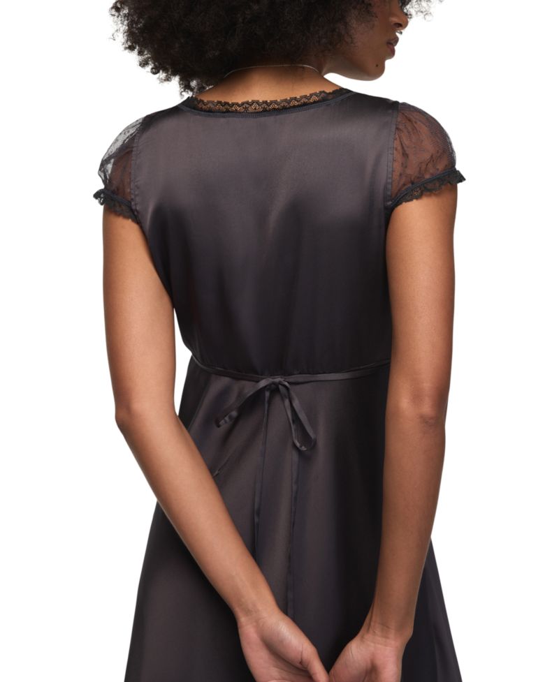 Women's Simone Lace V-Neck Short-Sleeve Maxi Dress