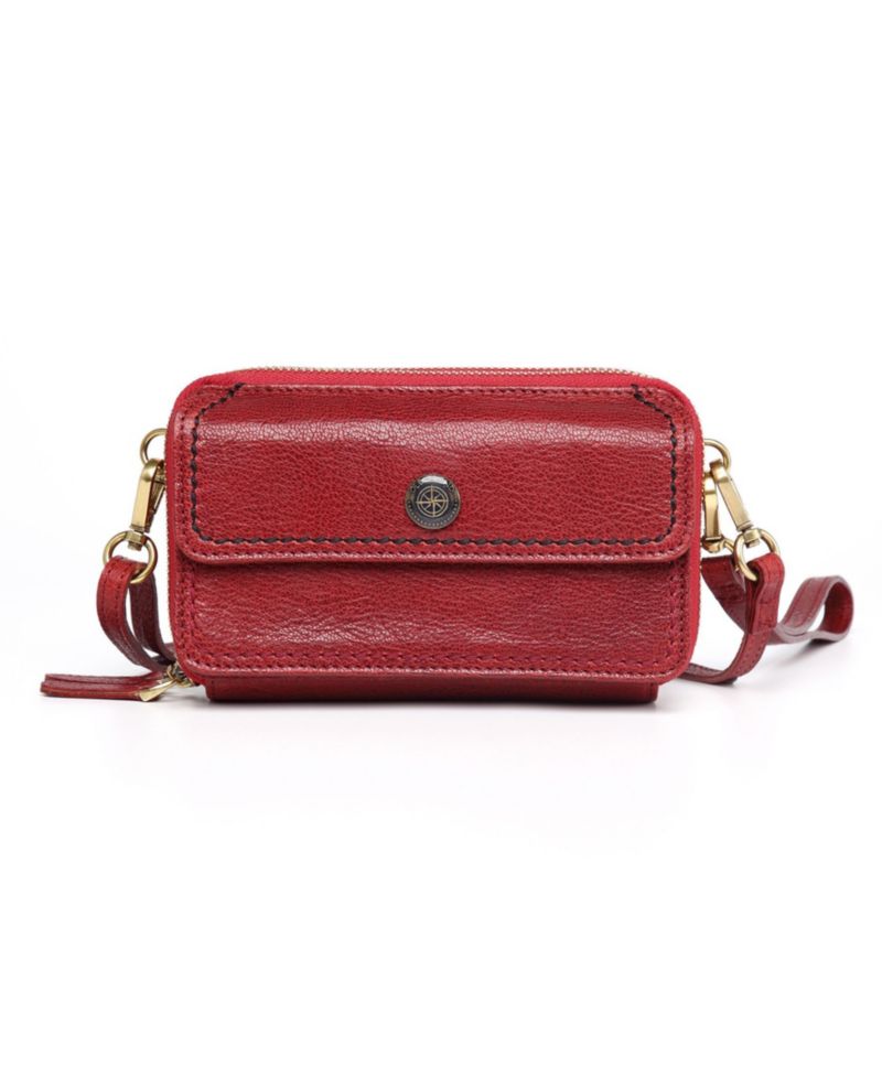 Northwood Mini Leather Crossbody Wallet