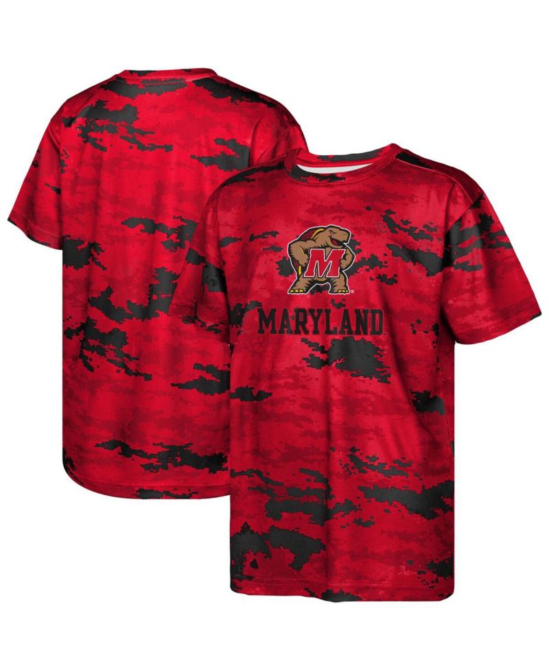 Big Boys and Girls Red Maryland Terrapins Scrimmage T-Shirt