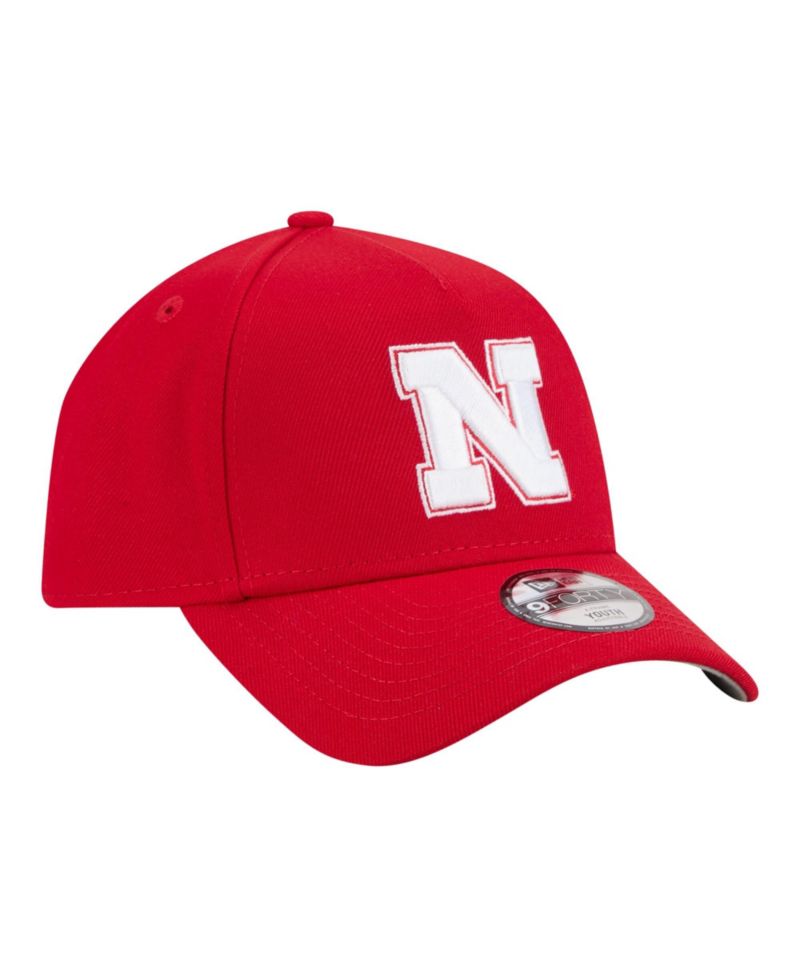 Big Boys and Girls Scarlet Nebraska Huskers 9FORTY A-Frame Adjustable Hat