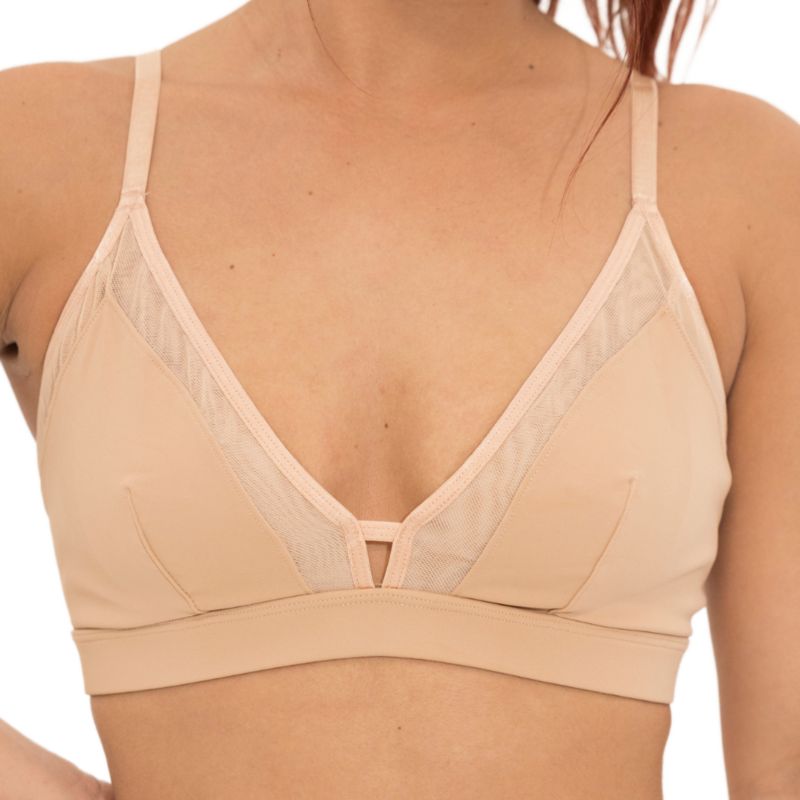 Plus Size Nude Shade Wireless Comfort Full Coverage Bralette