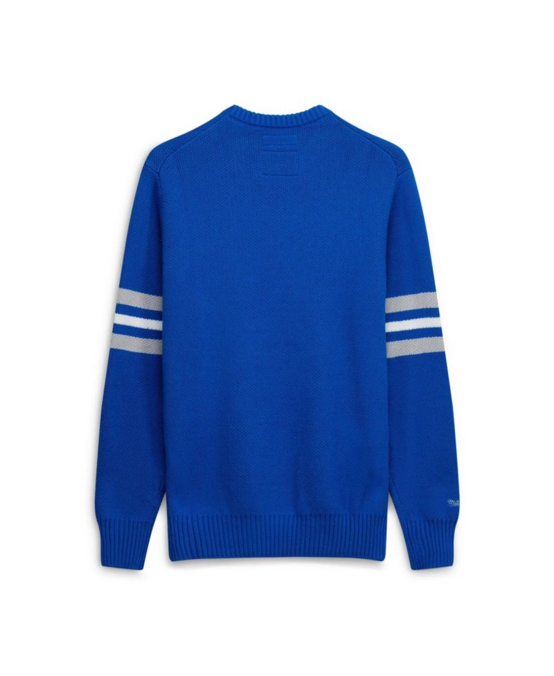 Men's Blue Detroit Lions Head Coach Sweater