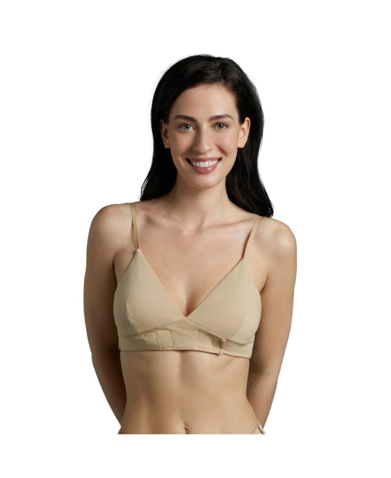 Women's Front Fastening Bra with Velcro brand fasteners