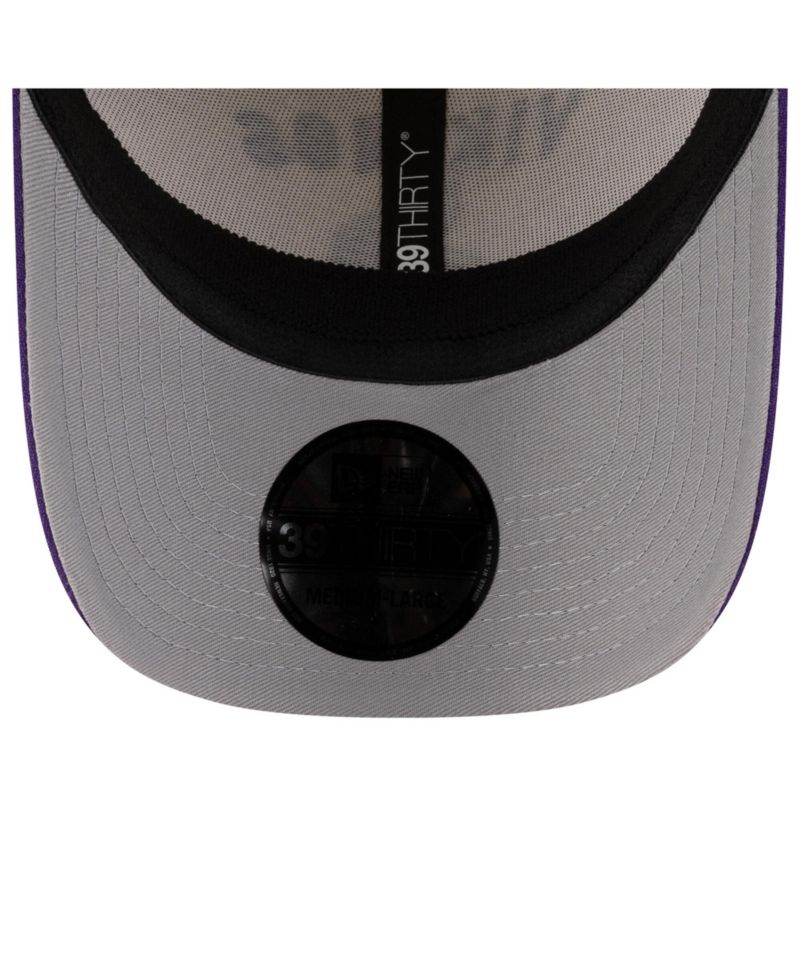 Men's Cream/Purple Minnesota Vikings 2025 NFL Draft 39THIRTY Flex Hat