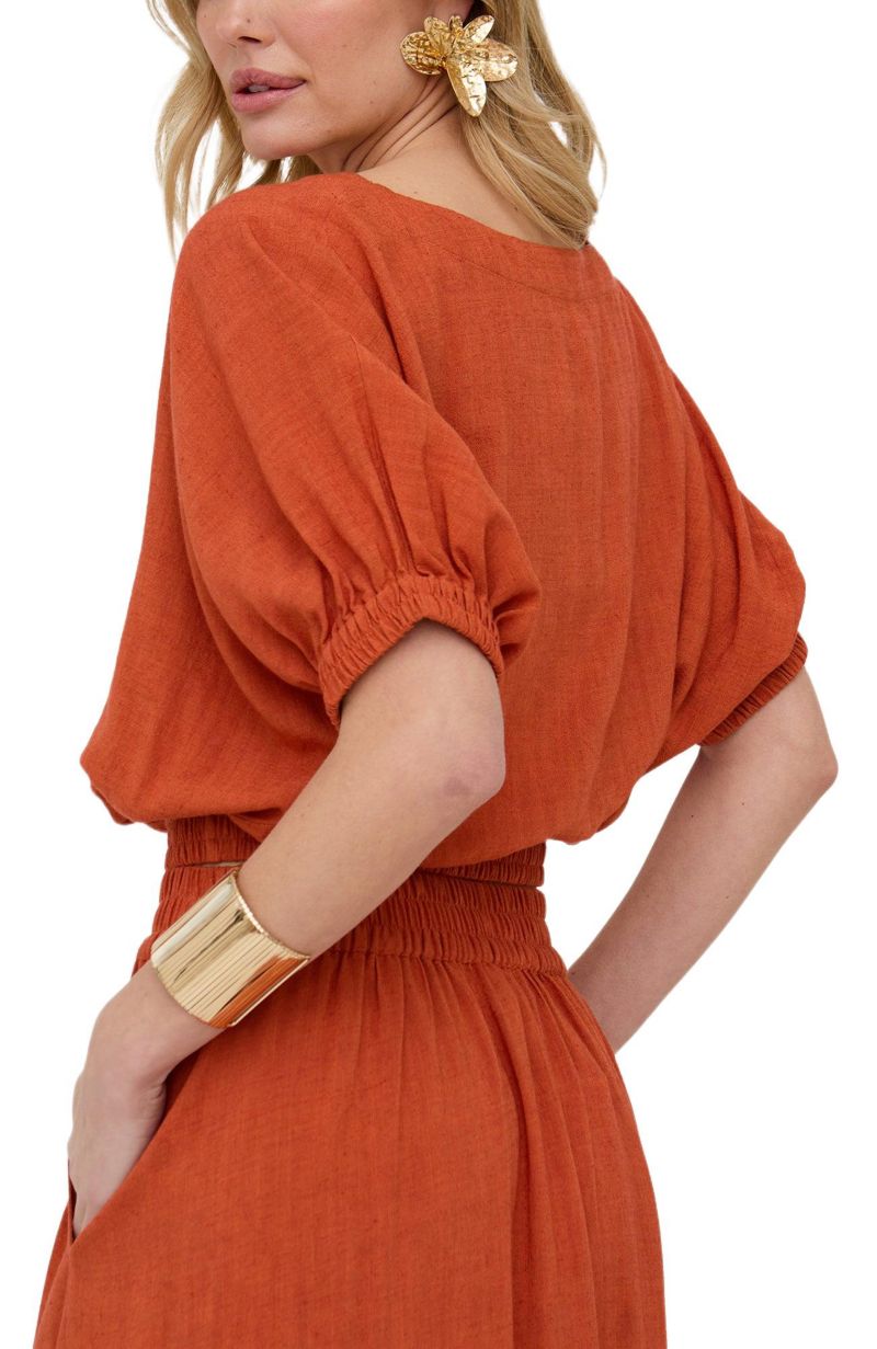 Women's Poppy Boat Neck Top