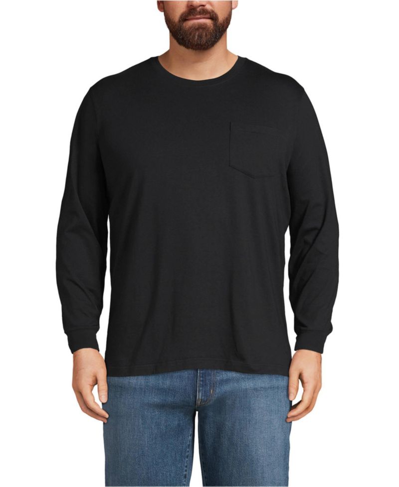 Big & Tall Super-T Long Sleeve T-Shirt with Pocket