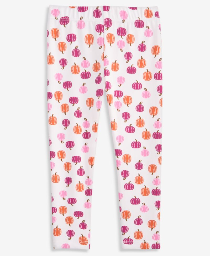 Toddler Girls' 12M-5T Pumpkin-Print Pants