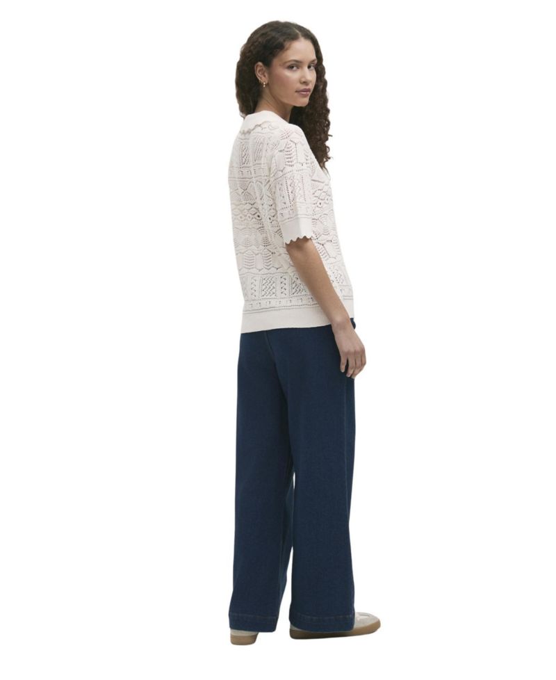 Women's Marlowe Short-Sleeve Crochet Cardigan