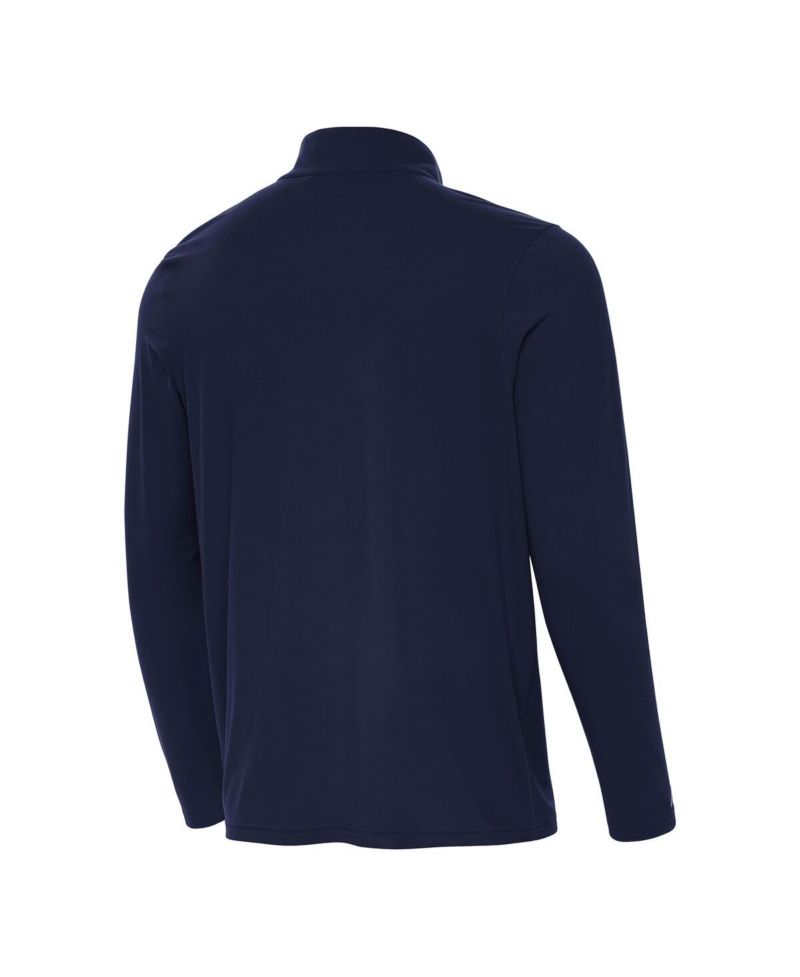 Men's Navy Michigan Wolverines Intent Quarter-Zip Sweatshirt