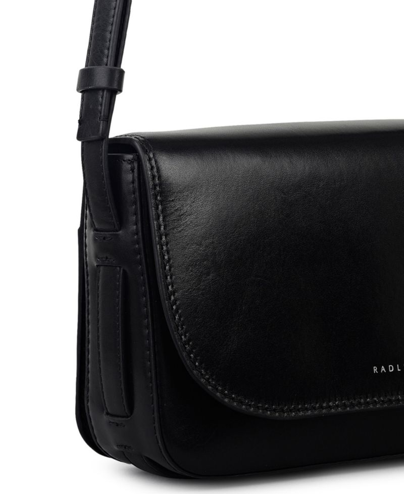 Pocket Street Small Leather Flapover Crossbody Bag