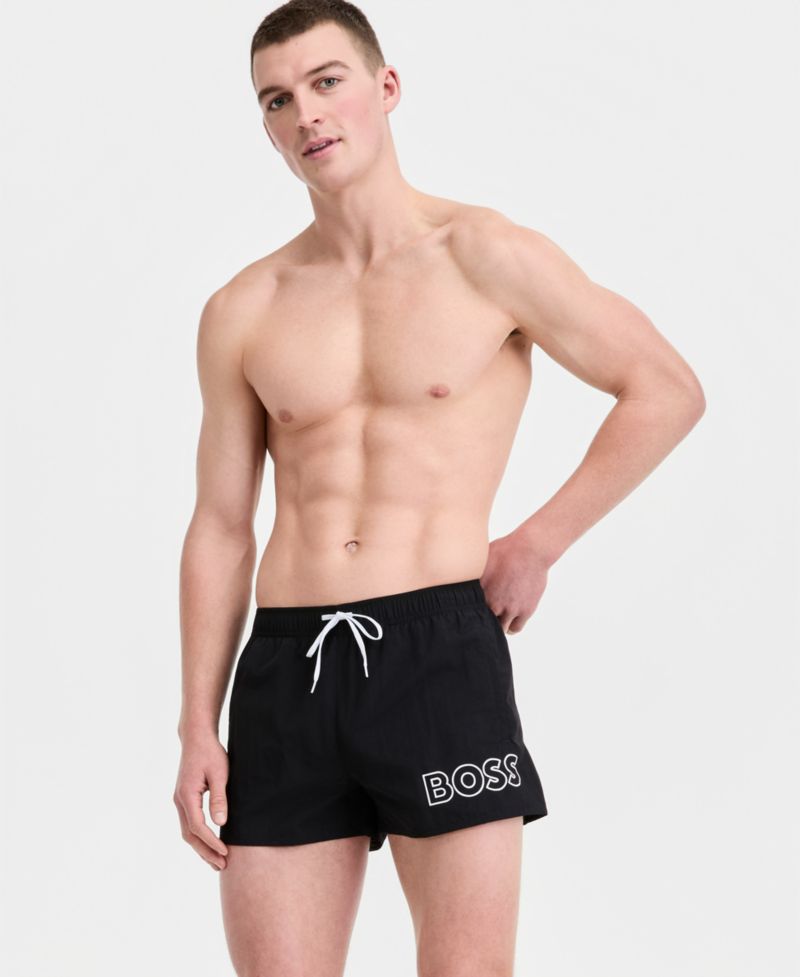 BOSS Men's Goldeye 3" Swim Trunks