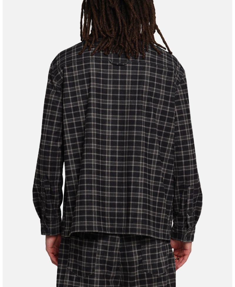 Men's Plaid Corduroy Shirt Jacket