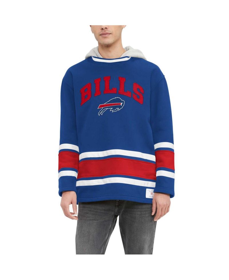 Men's Royal Buffalo Bills Ivan Fashion Pullover Hoodie