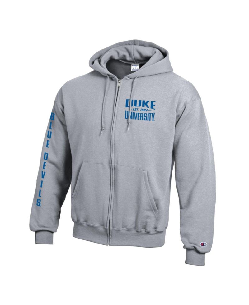 Men's Duke Blue Devils Varsity Powerblend Full-Zip Fleece-Lined Relaxed-Fit Hoodie