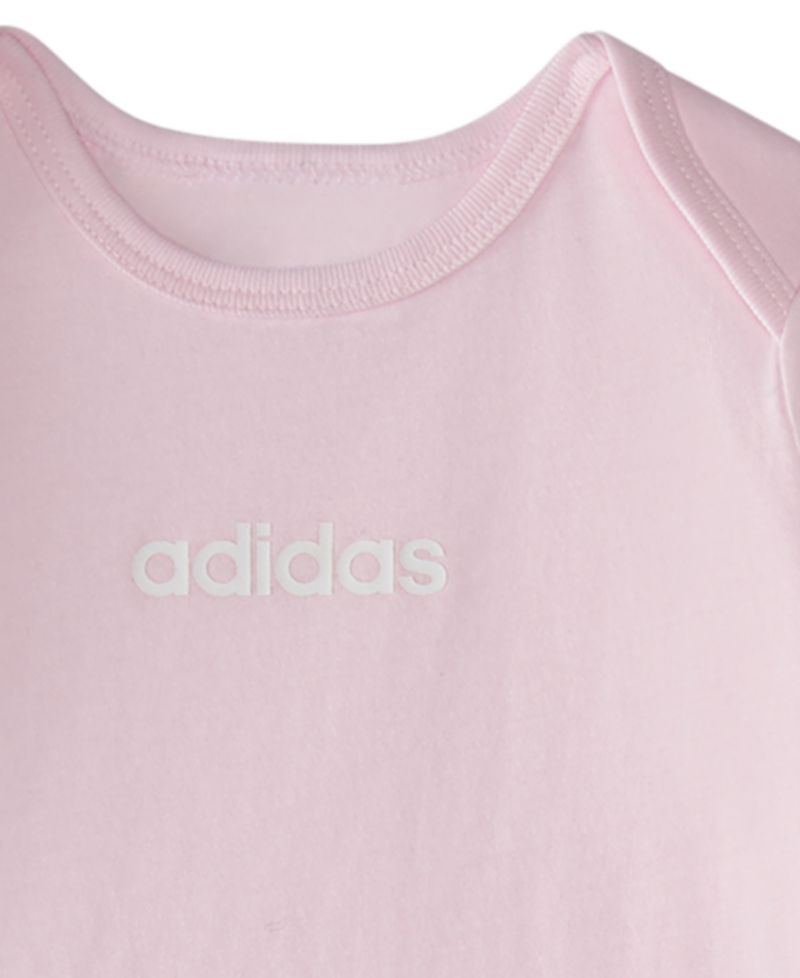 Baby Girls' Logo Bodysuits and Pants, 3-Piece Set