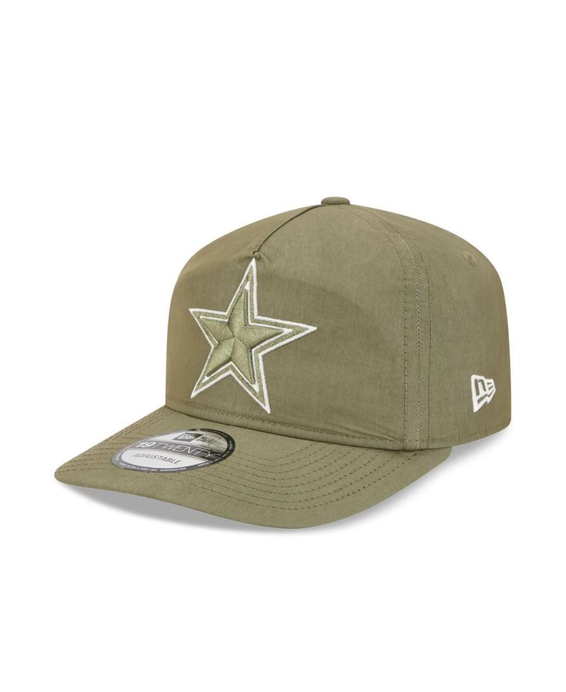 Men's Olive Dallas Cowboys Nylon 19TWENTY Adjustable Hat