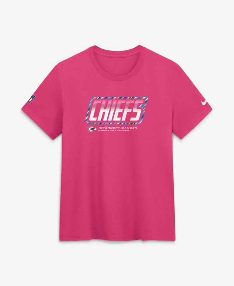 Women's Pink Kansas City Chiefs 2026 NFL Crucial Catch Tri-Blend Dri-FIT T-Shirt