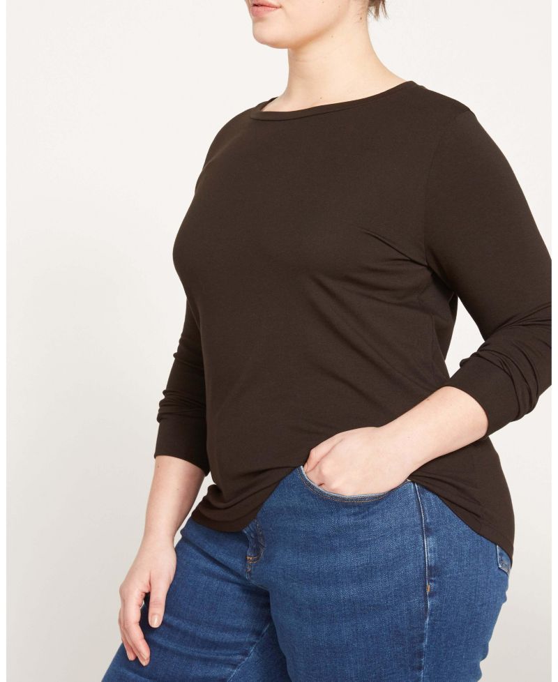 Plus Size Long Sleeve Women's Tee Rex
