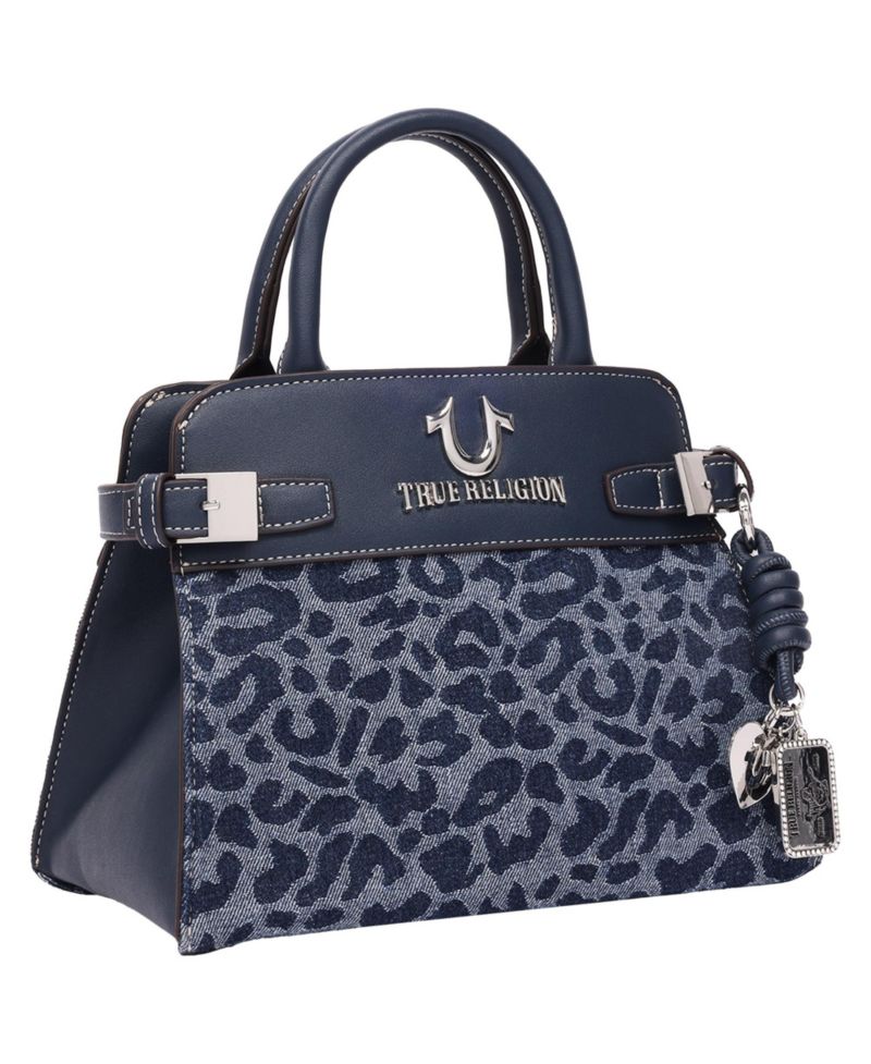 Multi-Strap Denim Shoulder Bag