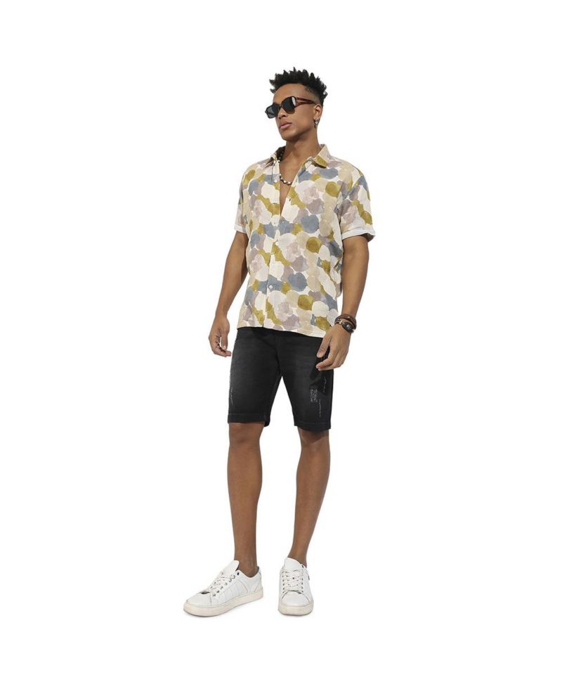 Men's Abstract Print Shirt