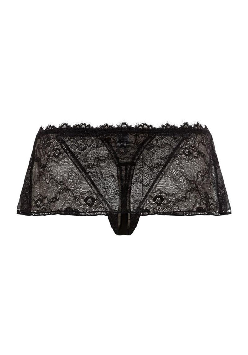 Women's Lace Skirt Open Thong Alluring Lingerie