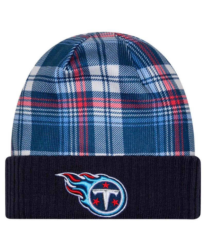 Men's Navy Tennessee Titans Sideline Statement Cuffed Knit Hat