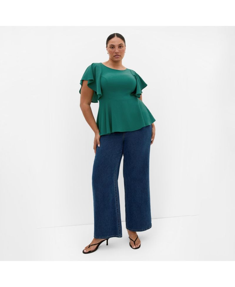 Women's Romantic Mood Peplum Top