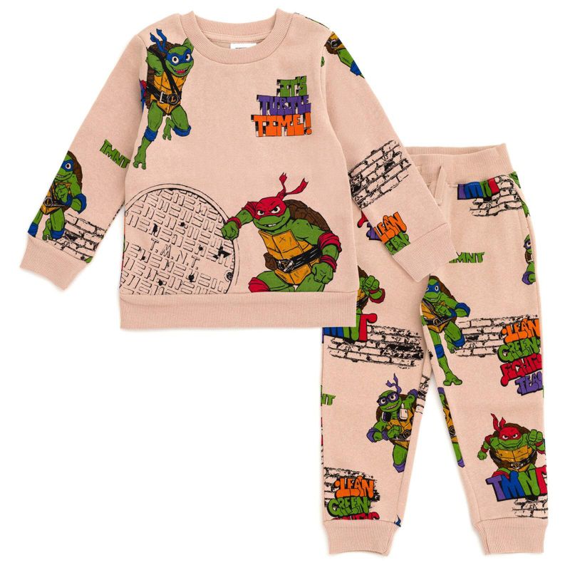 Toddler Boys 2-Piece Fleece Sweatshirt and Pants Set