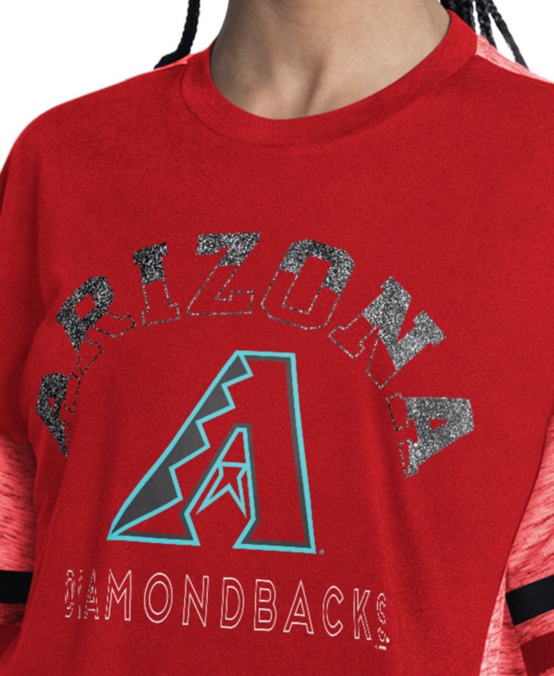 Women's Red Arizona Diamondbacks Off-Season Oversized Top