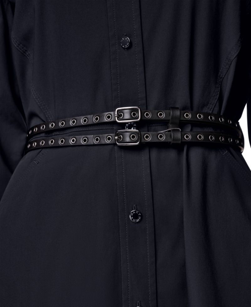 Petite Roll-Tab Button-Down Dress